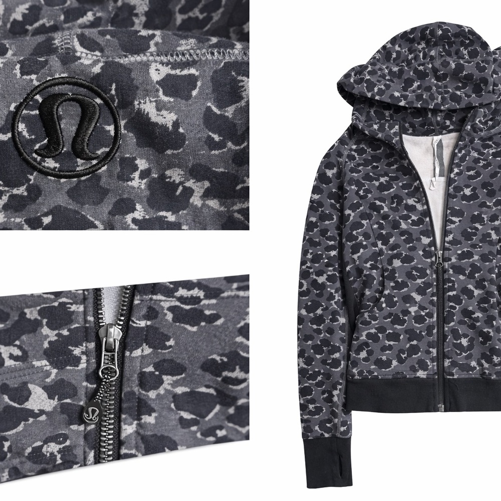 lululemon athletica Gray Camo Hoodie